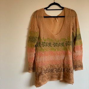 Free People Deep V Sweater